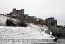 Dover Castle in the snow   © Ian Giles