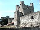 Rochester Castle keep and curtain wall   © kent county council