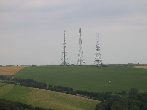 Swingate Second World War radar masts   © Kent County Council